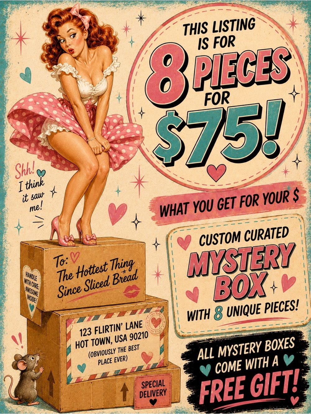 Custom Curated Mystery Box | Personal Shopper | 8 Items + Free Gift!